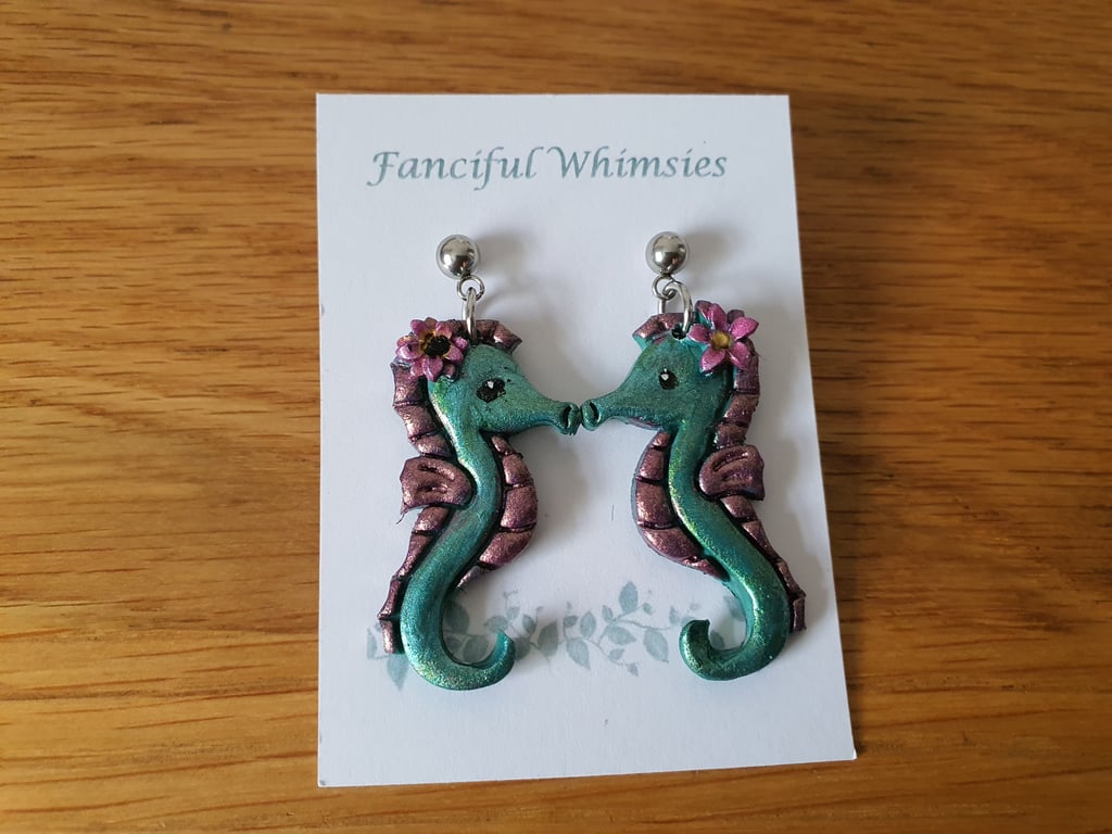 Seahorse Dangle Earrings