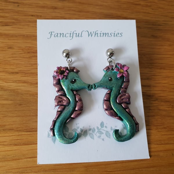 Seahorse Dangle Earrings