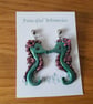 Seahorse Stud and  Dangle Earrings - Image 1