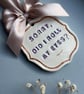 Sorry Did I Roll My Eyes Handmade Clay Hanging Funny Sarcastic Gift