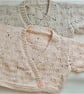 Crossover Ballerina Cardigan for a Baby Girl, Prem Size Available, Custom Make - Image 5