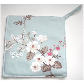 Pot Holder Potholder Kitchen Grab Mat Pad Surface Saver Cook Blue Blossom