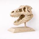 Handmade Tyrannosaurus Rex Skull Display