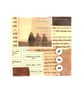 An Original Paper and Fabric Collage on Cradled Wood Panel, 12x12cms (186)