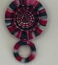 Glasses Holder Brooch - Carnival Red - Image 2