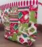 Summer seconds - Cotton Patchwork Christmas drawstring bag - Image 3