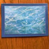Handmade photo card of original art ' Capturing Water'