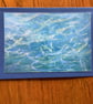 Handmade photo card of original art ' Capturing Water II'