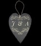 Personalised slate heart sign - Image 2