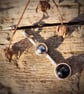 Silver pendant with hematite and onyx - Image 5
