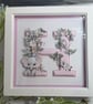 Handmade 3D Custom Letter "H" Wall Decor, Shadow Box Nursery Gift - Image 3