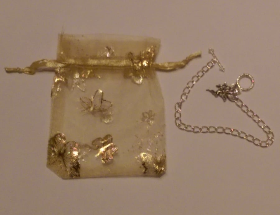 Fairies in the Forest charm bracelet - Custom order for Elly Clark