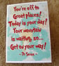 Bon Voyage Card Travel Leaving Card New Adventure Greeting Card Gift - Image 1