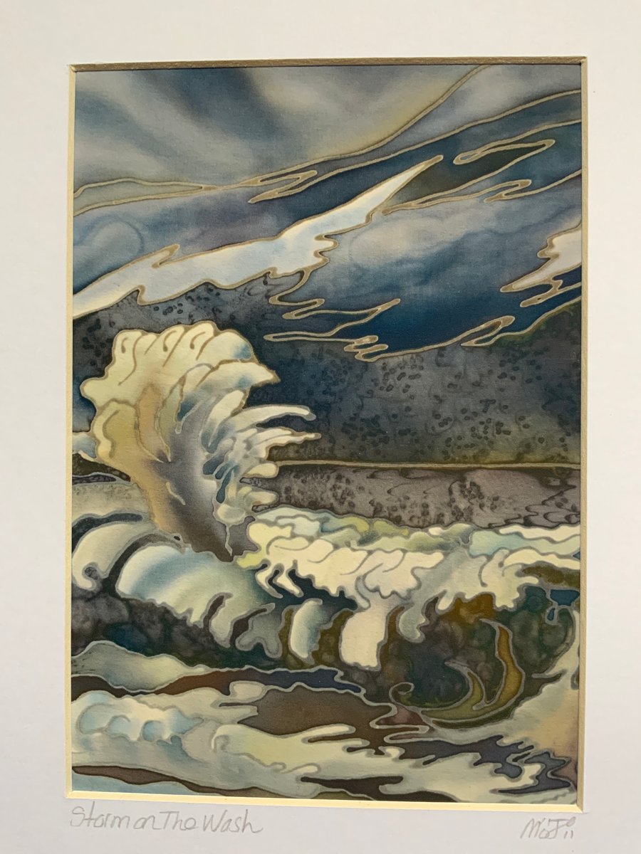 Print from the original on silk Storm on The Wash