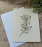 Wildflower Sprigs - Hand-Drawn Greeting Card (Choose Your Design)