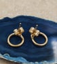 9ct Gold Circle Stud Earrings - Image 6