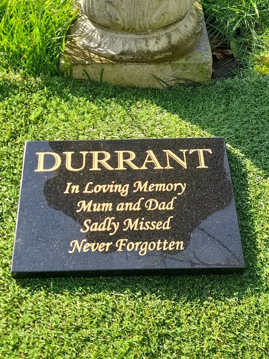 Flat Grave Marker Engraved Black Granite Memorial Plaque Flat Grave Stone