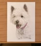 A3 Custom Dog Portrait made with Coloured Pencil - Image 3