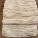 Crochet Scarf in recycled yarn