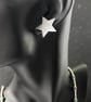 Large sterling silver star stud earrings - Image 6