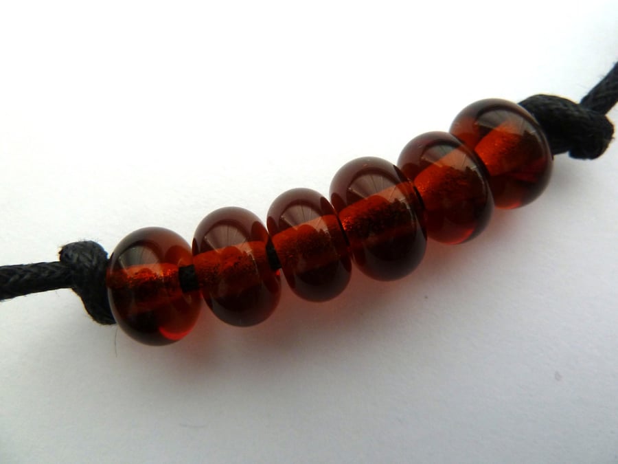 amber spacer beads