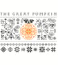 174 -  Cross Stitch Pattern All Hallows Eve Halloween The Great Pumpkin Sampler - Image 1