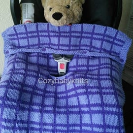 FIRST SIZE BABY CAR SEAT BLANKET