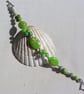 Green Sea Sediment Jasper Gemstone Beaded Chakra Bracelet "Gala" - Image 5