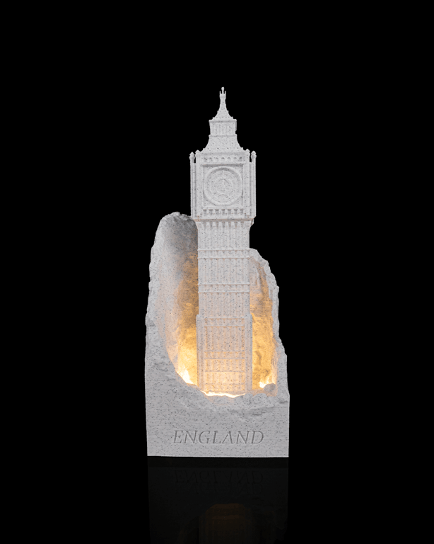 Big Ben USB Lamp – 25cm 3D Printed England Souvenir Night Light, London Desk Dec