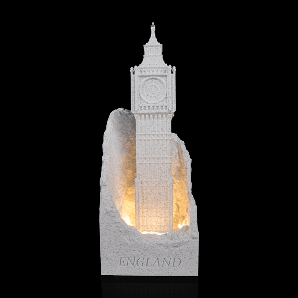 Big Ben USB Lamp – 25cm 3D Printed England Souvenir Night Light, London Desk Dec