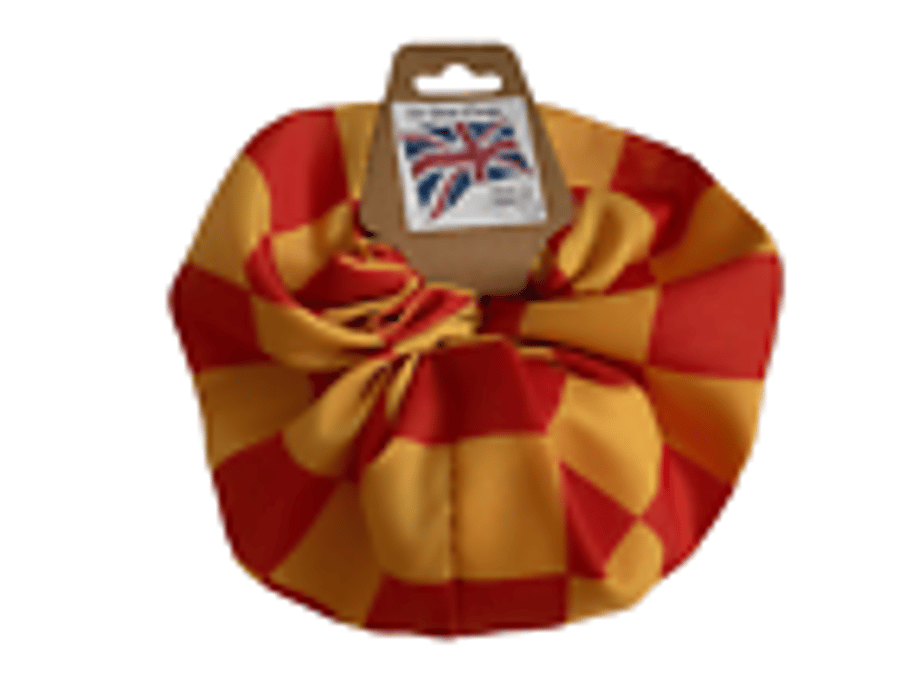 Red And Yellow Flag Hair Scrunchie Scrunchies Accessory Band Elastic