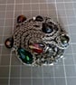 Crocheted and beaded brooch - Image 4