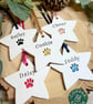 Personalised Dog & Cat Christmas Decoration - Handmade Pet Gift - Tree ornament