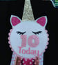 Birthday badge-Rosette - Unicorn face - Image 4