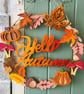 Hello Autumn - Wooden Wreath 