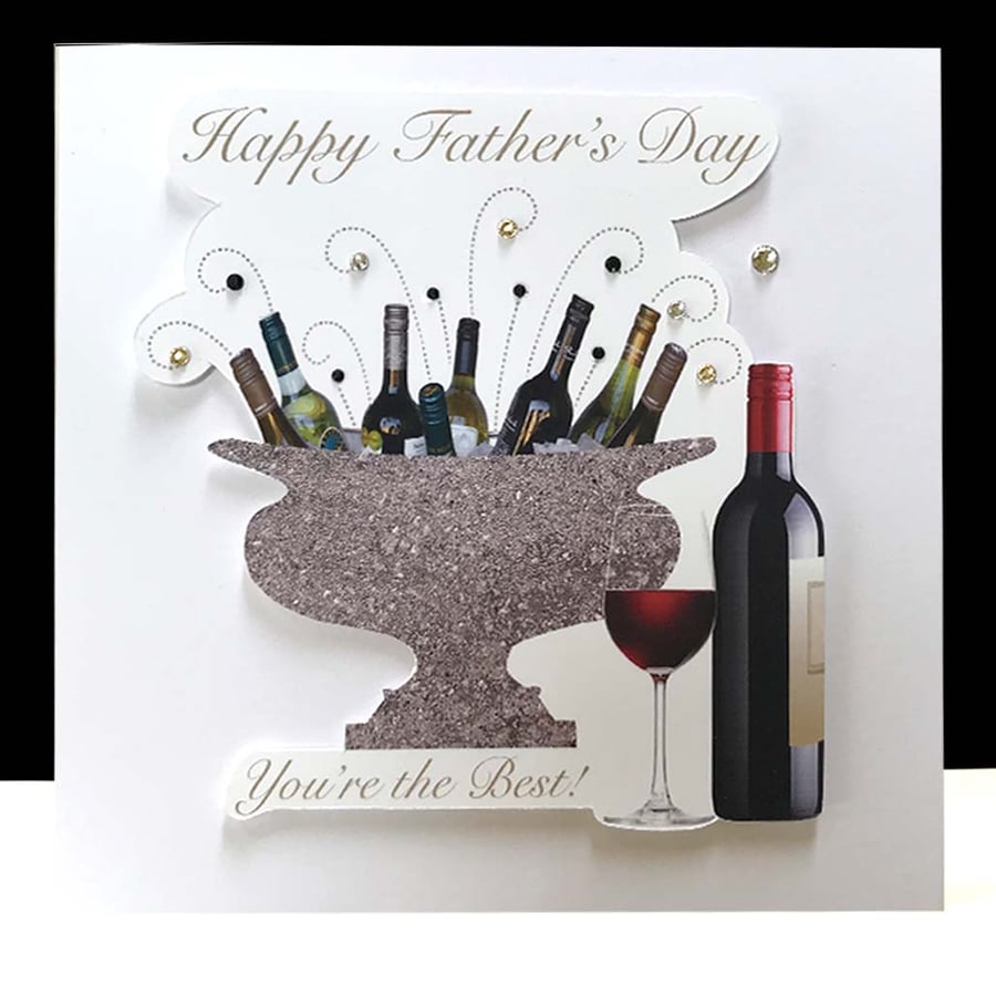 Father’s Day - Celebration Bottles Handmade Card 