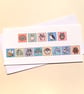 Birthday Card with Cute Animals - cryptic message spells Happy Birthday L-HBA - Image 1