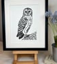 Barn Owl - Lino Print - Image 2