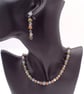 Unakite & Vintage Acrylic Bead Necklace & Earrings, Gift for Her, Mother's Day - Image 7
