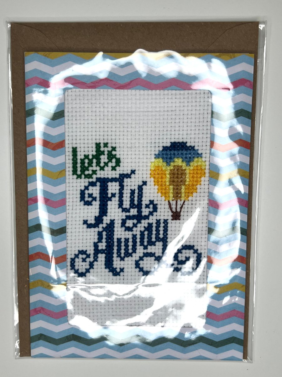 Let's fly away card