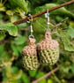 Acorn Earrings, Acorn and oak themed jewellery, Autumn jewellery, Nature gift - Image 2