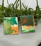 Made to order bespoke Abstract Art Cufflinks  - Image 7
