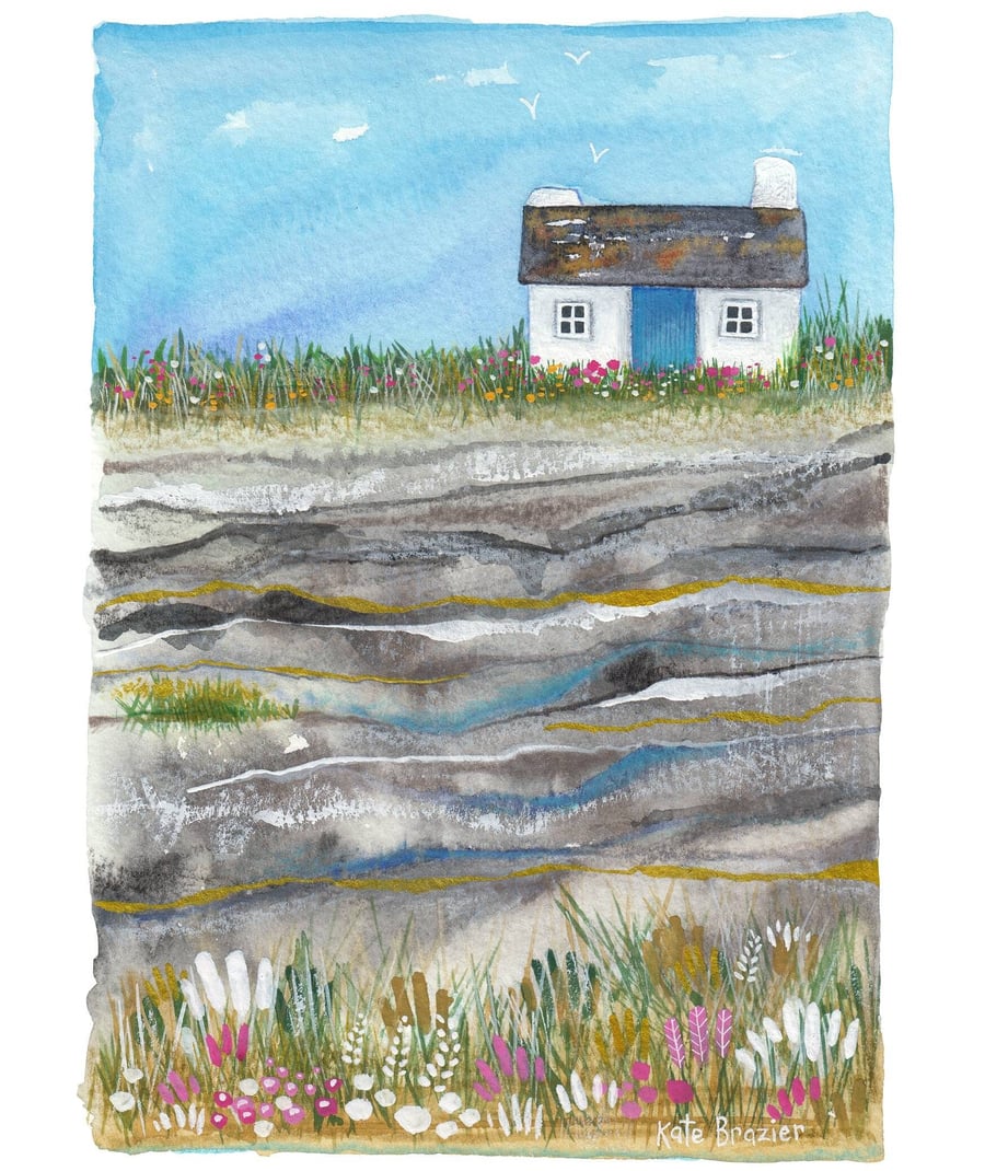 The Clifftop Cottage - Signed Limited Edition Print