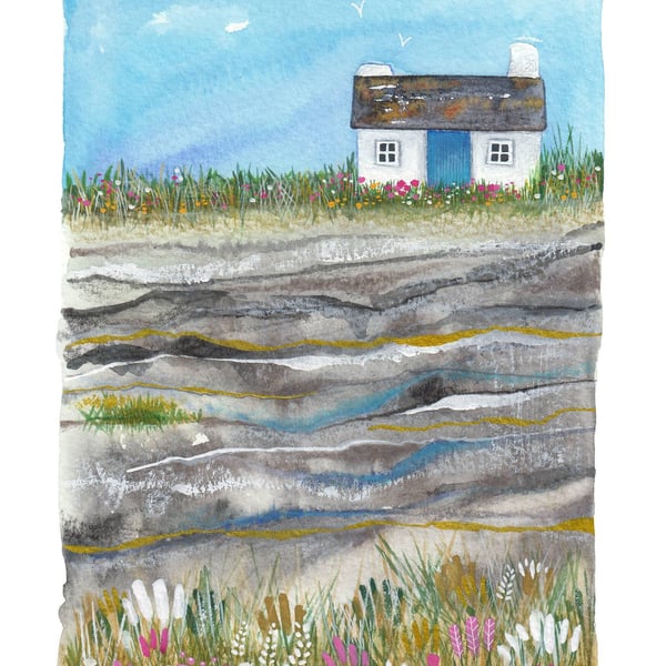 The Clifftop Cottage - Signed Limited Edition Print