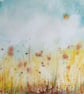 ,SUMMER DAYS, original, watercolour wildflower landscape  - Image 1