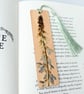 Pressed Flower Wooden Bookmark, Wildflowers - Image 4