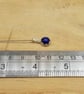 Floral Tiny sapphire pendant necklace. September birthstone - Image 5