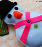 Festive Hanging Snowman Decoration - Image 1