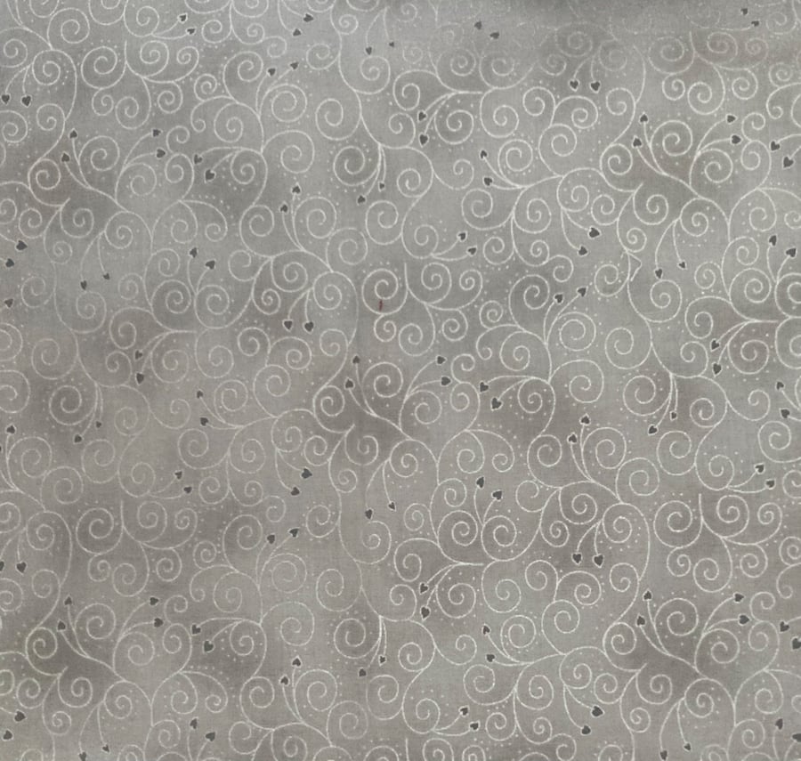 Silver Cotton Fabric