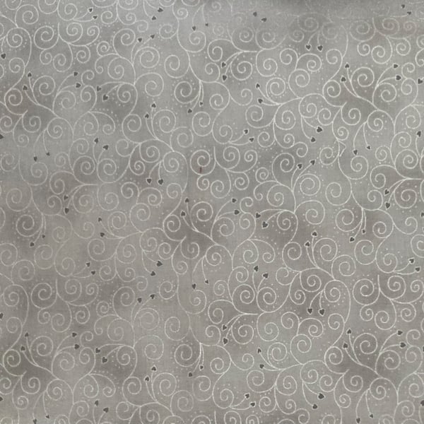 Silver Cotton Fabric